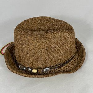 Scala Pronto Fedora Pinch Front Hat NWT
